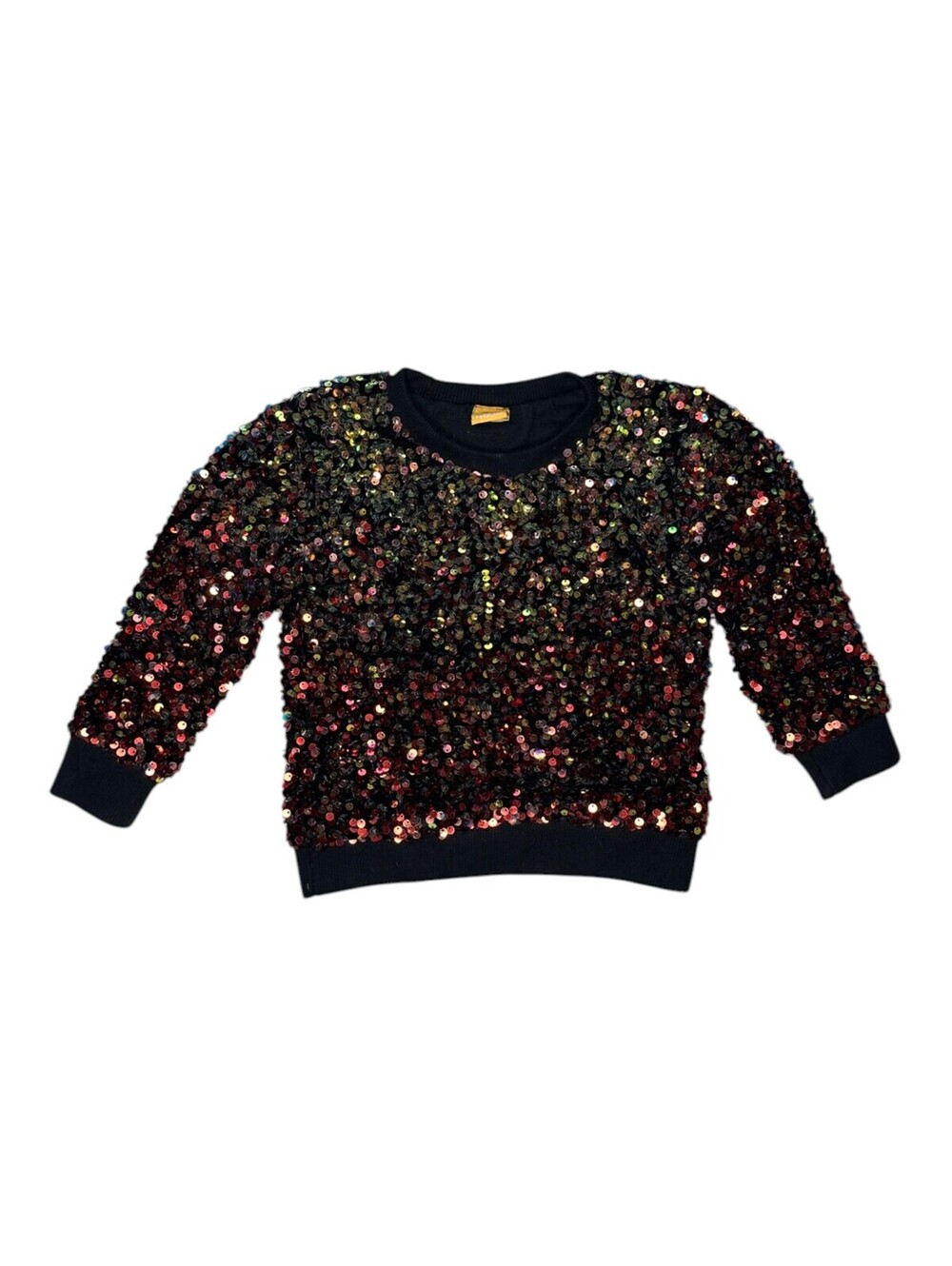 Bobo Choses Toddler Girls' Black Sequin Sweater Size 2-3 Years
